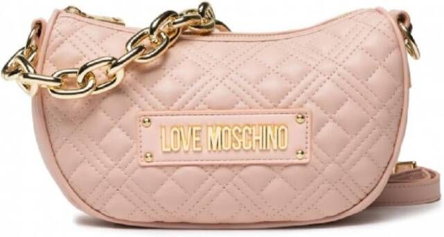 Love Moschino Gewatteerde schoudertas voor dames Roze Dames