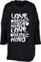 Love Moschino Grijze Sweatshirt voor Vrouwen Black Dames - Thumbnail 1