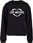 Love Moschino Groene Sweatshirt uit de Collectie Zwart Dames - Thumbnail 1