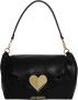 Moschino Love Dames Handtas Schoudertas Zwart Eco Leer Black Dames - Thumbnail 1