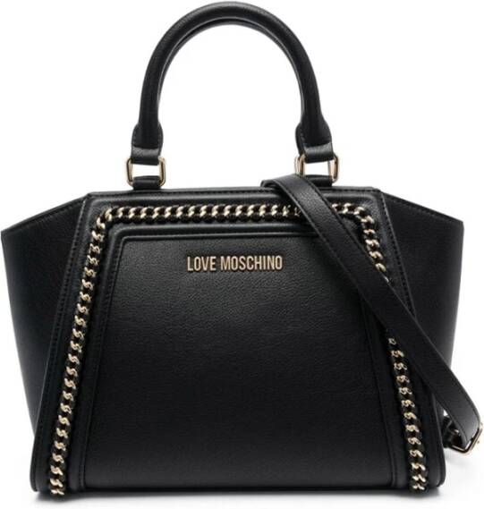 Love Moschino Totes Chain Link in zwart
