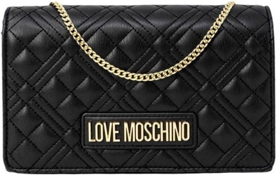 Love Moschino Clutches Borsa Quilted Pu in zwart