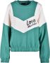 Love Moschino Hemelsblauwe Sweatshirt voor Vrouwen Green Dames - Thumbnail 1