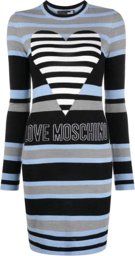 Love Moschino Hou van Moschino W5D02-80-E2389 Lange vrouwen Multicolor Blauw Dames