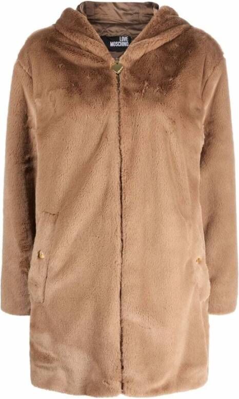 Love Moschino Jackets ; Coat Beige Dames