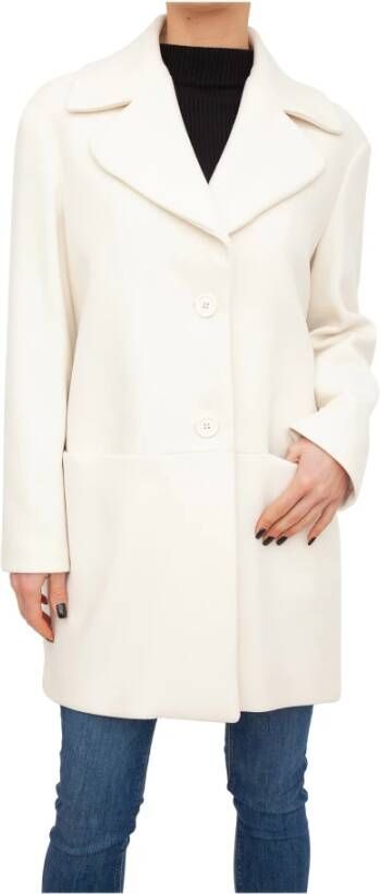 Love Moschino Mantel Klassieke wollen jas model 10253