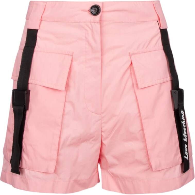 Love Moschino Korte Shorts Roze Dames