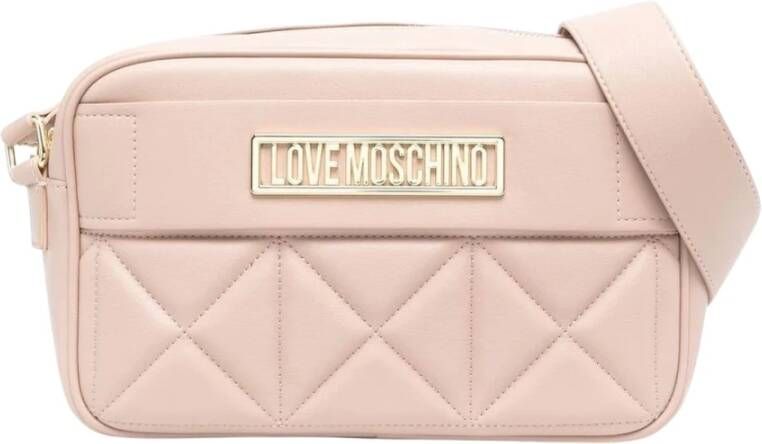 Love Moschino Logo Heuptas Beige Dames