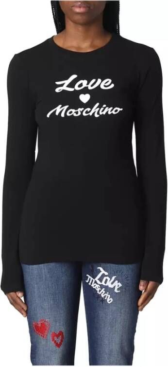 Love Moschino Long Sleeve Tops Zwart Dames