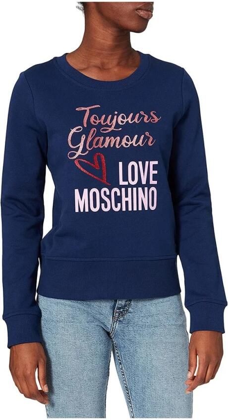 Love Moschino Sweater Sweatshirt met ronde hals Toujours Glamour Style - Foto 4