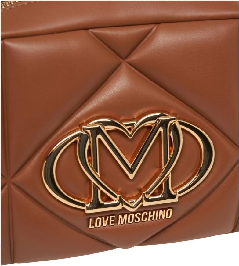Love Moschino Bruine Gewatteerde Schoudertas Brown Dames - Foto 3