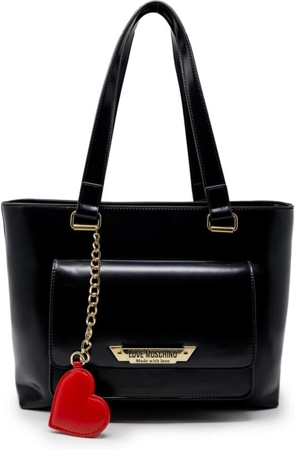 Love Moschino Handtas Polyurethaan handtas met gestructureerd ontwerp - Foto 4