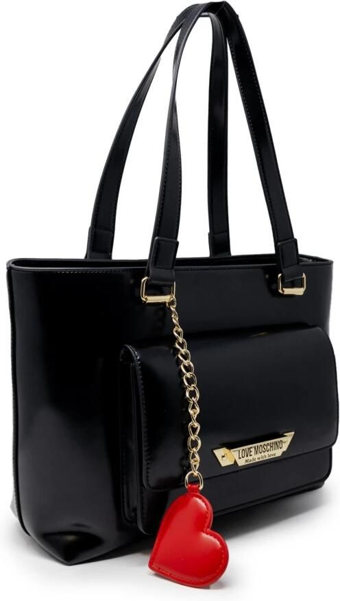 Love Moschino Handtas Polyurethaan handtas met gestructureerd ontwerp - Foto 3