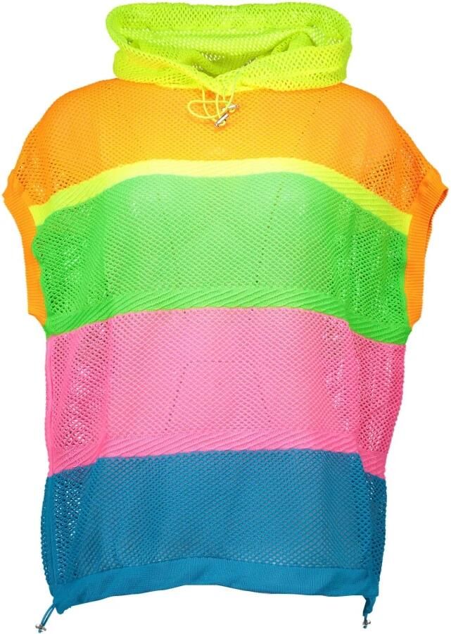 Love Moschino Stijlvolle Multicolor Korte Mouw Hoodie Meerkleurig Dames