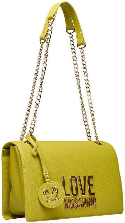 Love Moschino Crossbody tassen met magnetische sluiting Yellow Dames - Foto 2