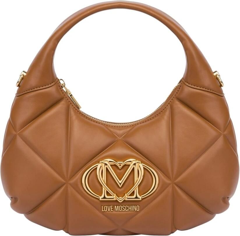Love Moschino Gewatteerde Bruine Schoudertas Brown Dames - Foto 4