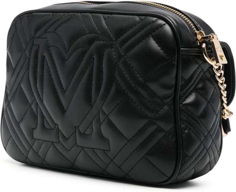 Love Moschino Stijlvolle Zwarte Polyethyleen Dames Handtas Black Dames - Foto 4
