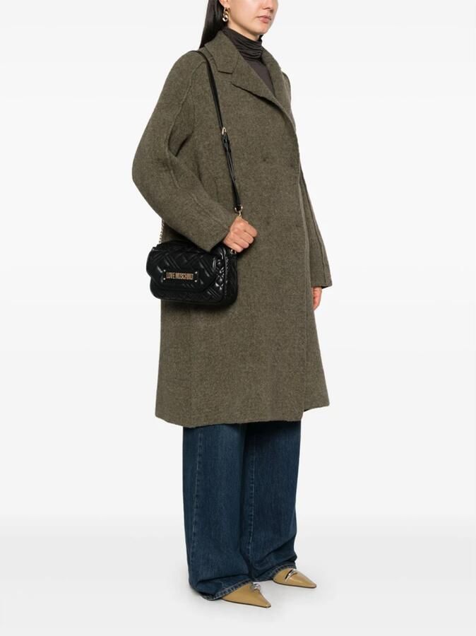 Love Moschino Stijlvolle Zwarte Polyethyleen Dames Handtas Black Dames - Foto 3