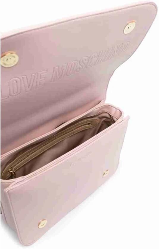 Moschino Love Gewatteerde Nude Schoudertas Pink Dames - Foto 4