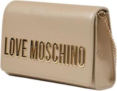 Love Moschino Gouden Polyethyleen Handtas Lente Zomer Collectie Yellow Dames - Foto 5