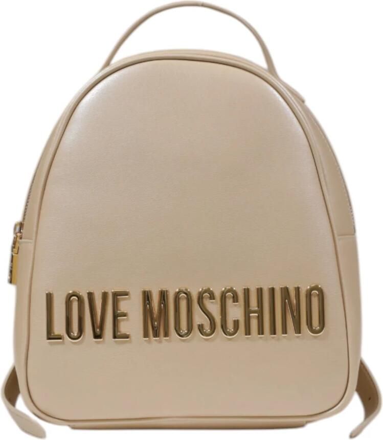 Moschino Gouden Elegante Rugzak met Gouden Details Yellow Dames - Foto 4