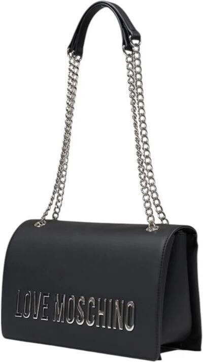 Love Moschino Schoudertas met Verstelbare Band en Magneetsluiting Black Dames - Foto 2