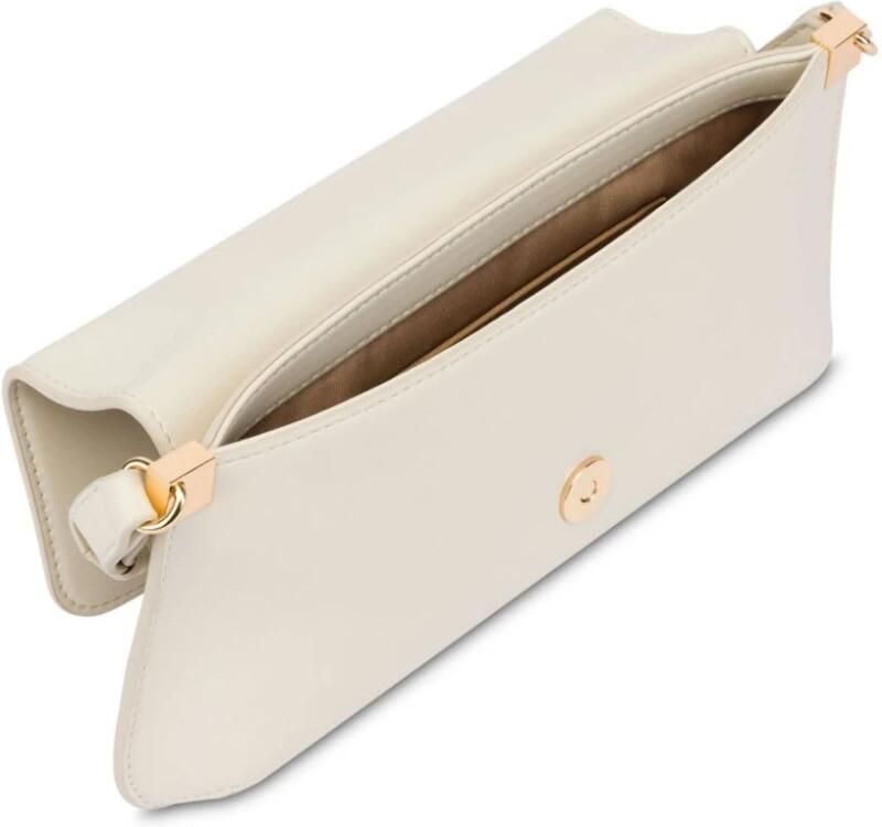 Love Moschino Ivoor Schoudertas voor Vrouwen Beige Dames