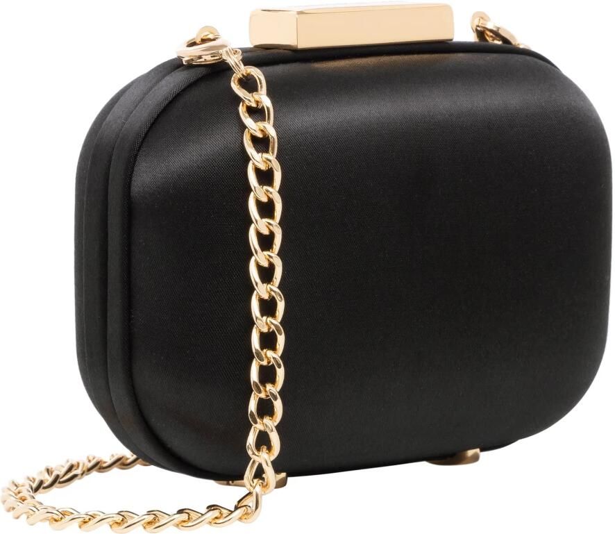 Love Moschino Kikker Clutch met Afneembare Band Black Dames - Foto 3