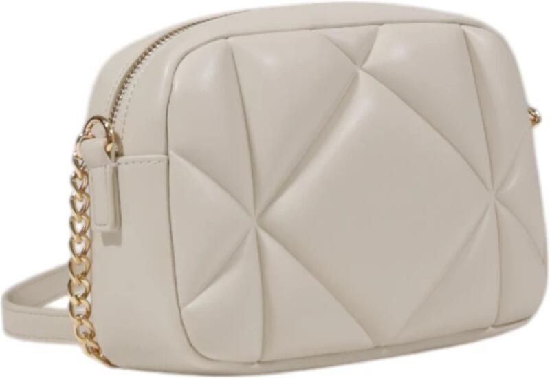Love Moschino Gewatteerde Witte Schoudertas met Gouden Accenten White Dames - Foto 12