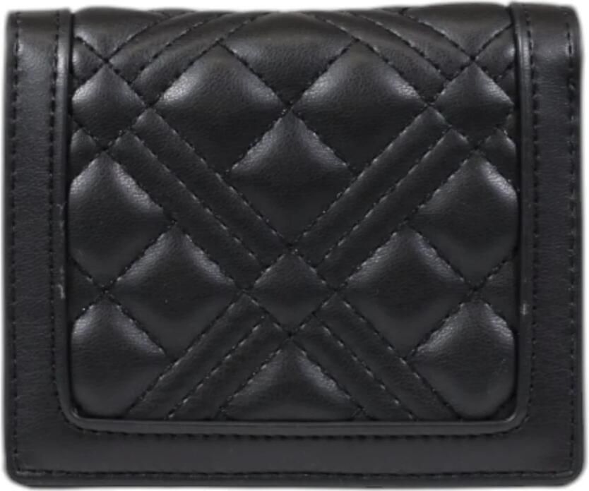 Love Moschino Zwarte Kleine Portemonnee Lente Zomer Collectie Black Dames - Foto 2