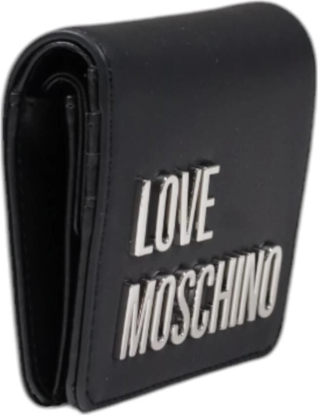 Love Moschino Grijze Polyethyleen Portemonnee Lente Zomer Collectie Gray Dames - Foto 5