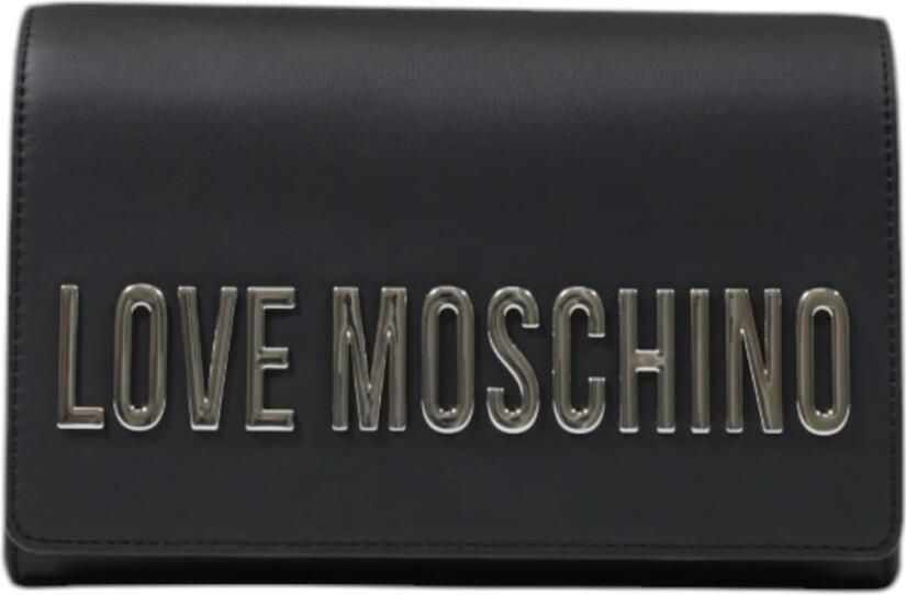 Love Moschino Zwarte Polyethyleen Handtas Lente Zomer Collectie Black Dames - Foto 7