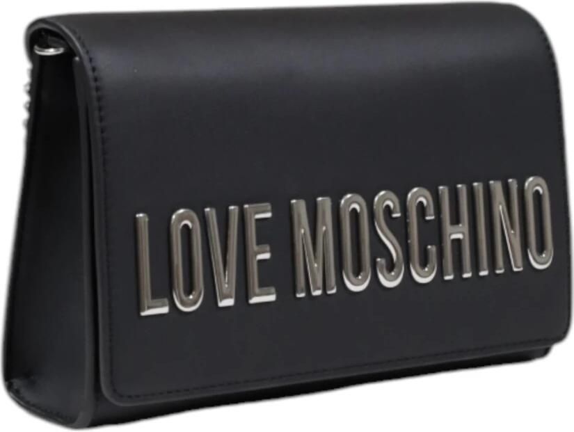 Love Moschino Zwarte Polyethyleen Handtas Lente Zomer Collectie Black Dames - Foto 3
