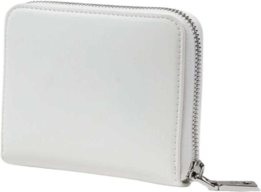 Love Moschino Stijlvolle Bedrukte Portemonnee met Ritssluiting White Dames - Foto 3