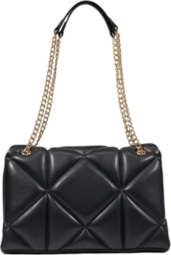 Love Moschino Zwarte Polyurethaan Medium Handtas Lente Zomer Collectie Black Dames - Foto 7