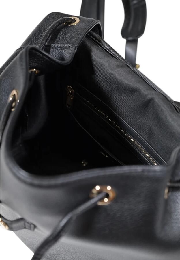 Moschino Zwarte Trendy Rugzak met Gouden Details Black Dames - Foto 4