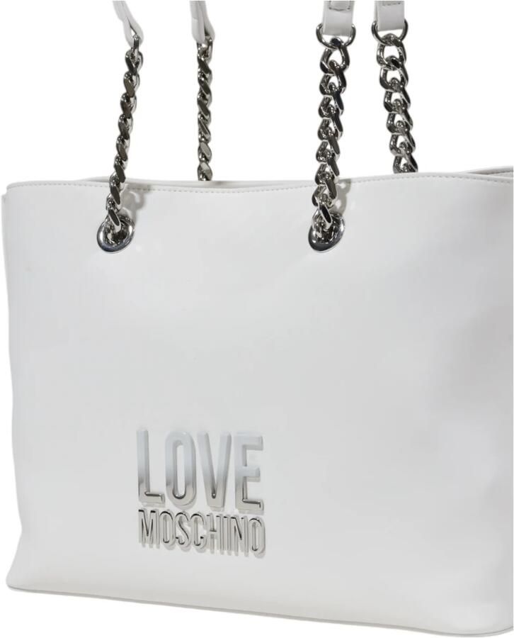 Love Moschino Lente Zomer Dames Tassen Collectie White Dames