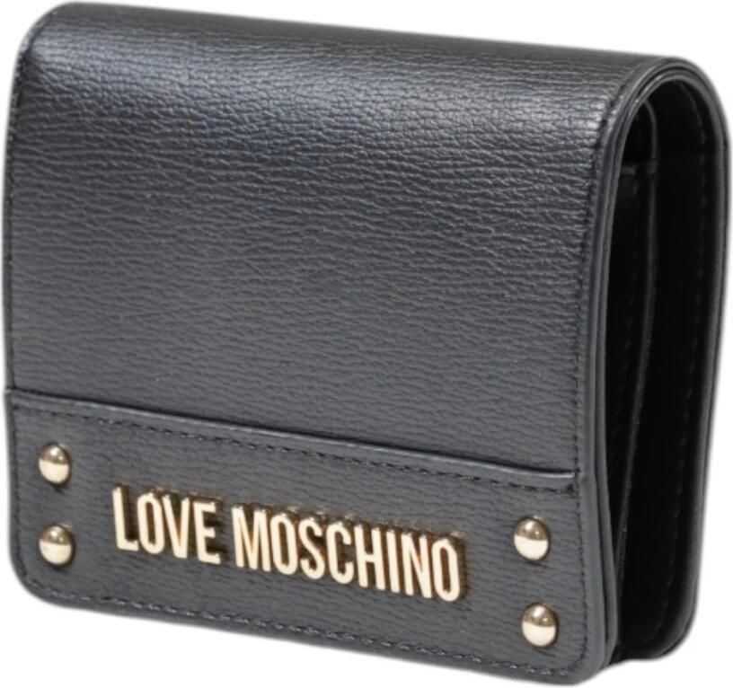 Love Moschino Stijlvolle Portemonnee met Meerdere Compartimenten Black Dames - Foto 2