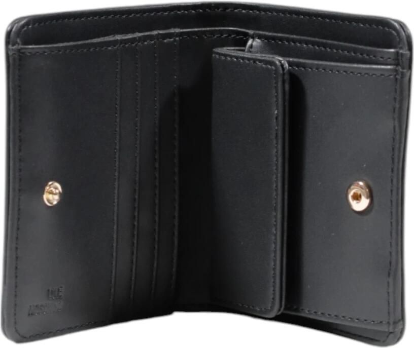 Love Moschino Stijlvolle Portemonnee met Meerdere Compartimenten Black Dames - Foto 5