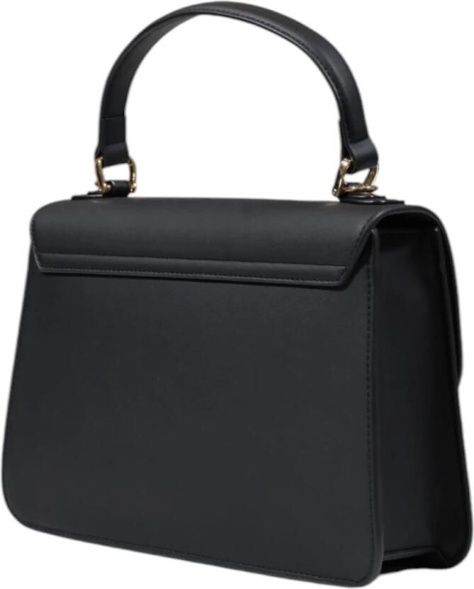 Love Moschino Polyurethaan Handtas Dames Middelgrote Tassen Collectie Black Dames