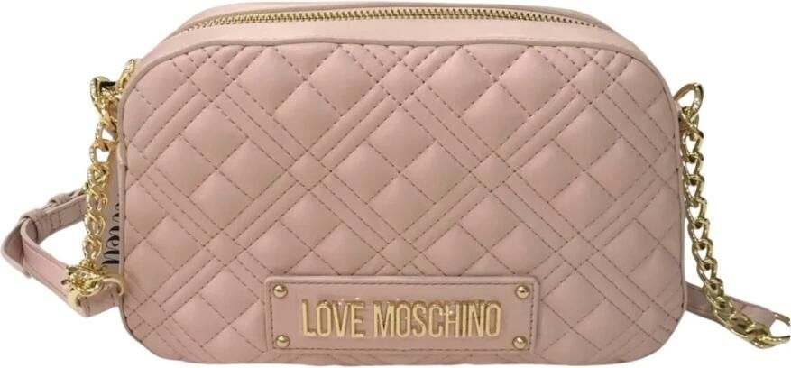 Love Moschino Crossbody bags Quilted Umhängetasche in poeder roze
