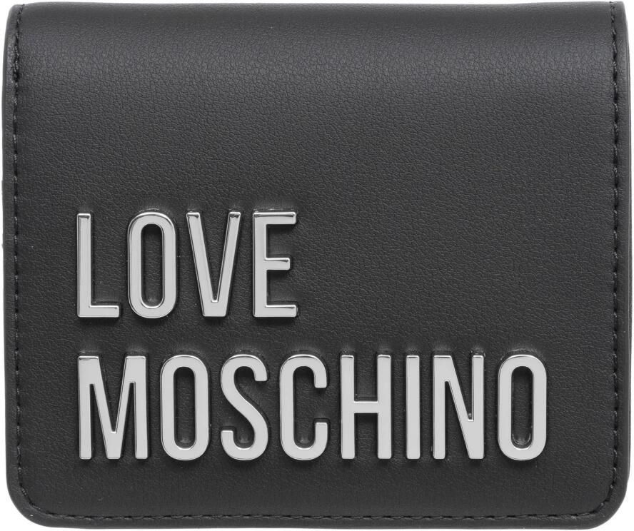 Love Moschino Grijze Polyethyleen Portemonnee Lente Zomer Collectie Gray Dames