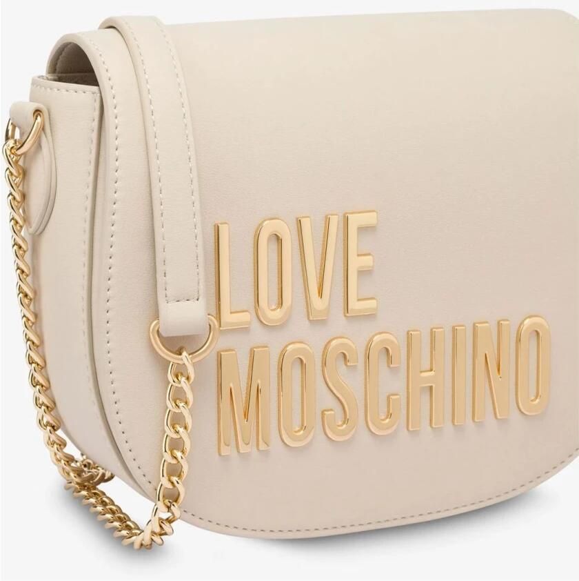 Love Moschino PU Leren Tas White Dames