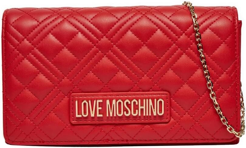 Love Moschino Rode Gewatteerde Schoudertas Red Dames - Foto 4