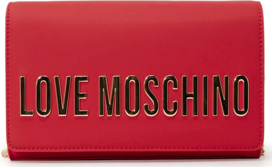 Love Moschino Faux Leather Handtas Lente Zomer Collectie Red Dames - Foto 3