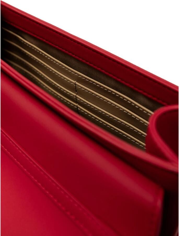 Love Moschino Faux Leather Handtas Lente Zomer Collectie Red Dames - Foto 2