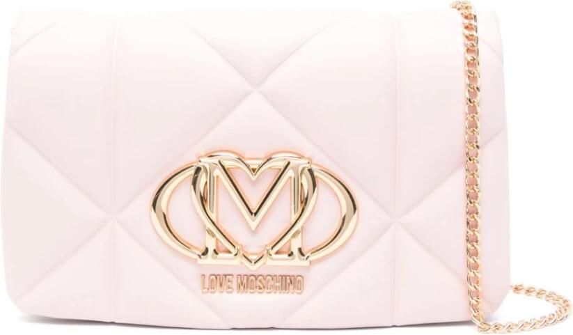 Love Moschino Stijlvolle Dames Schoudertas in Cipria Pink Dames - Foto 4