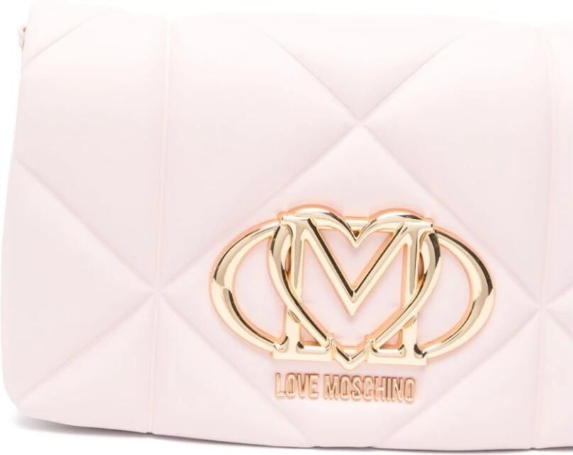 Love Moschino Stijlvolle Dames Schoudertas in Cipria Pink Dames - Foto 6