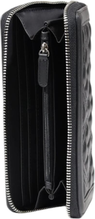 Love Moschino Zwarte Portemonnee Lente Zomer Collectie Polyurethaan Black Dames - Foto 3