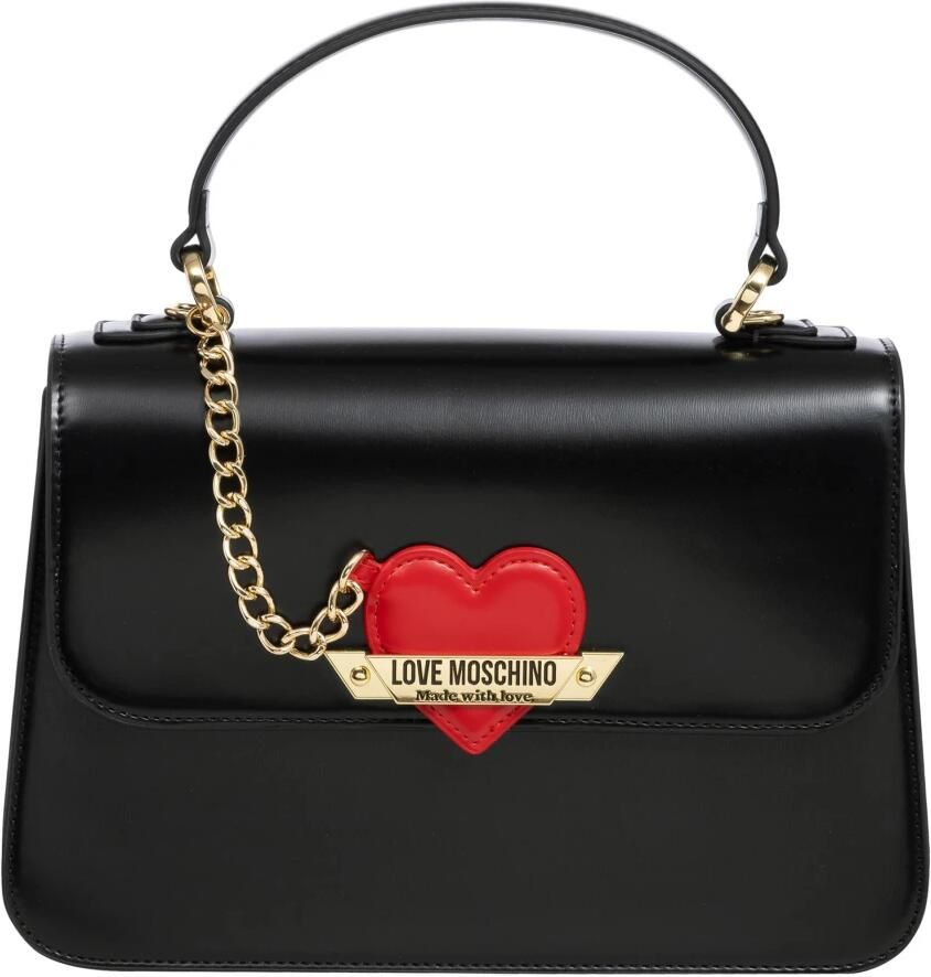 Love Moschino Moderne polyurethaan dameshandtas collectie Black Dames - Foto 4